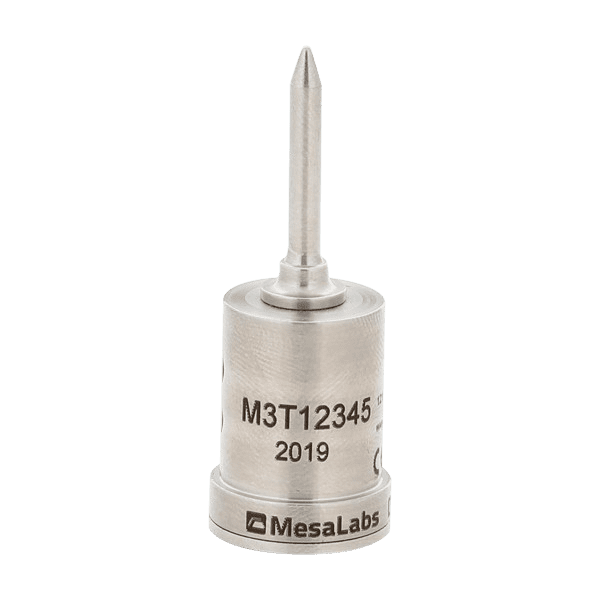 Metallic sensor with pointed tip from MesaLabs.