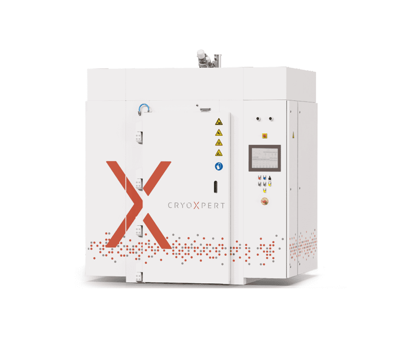 Cryoxpert white cryogenic machine with control panel